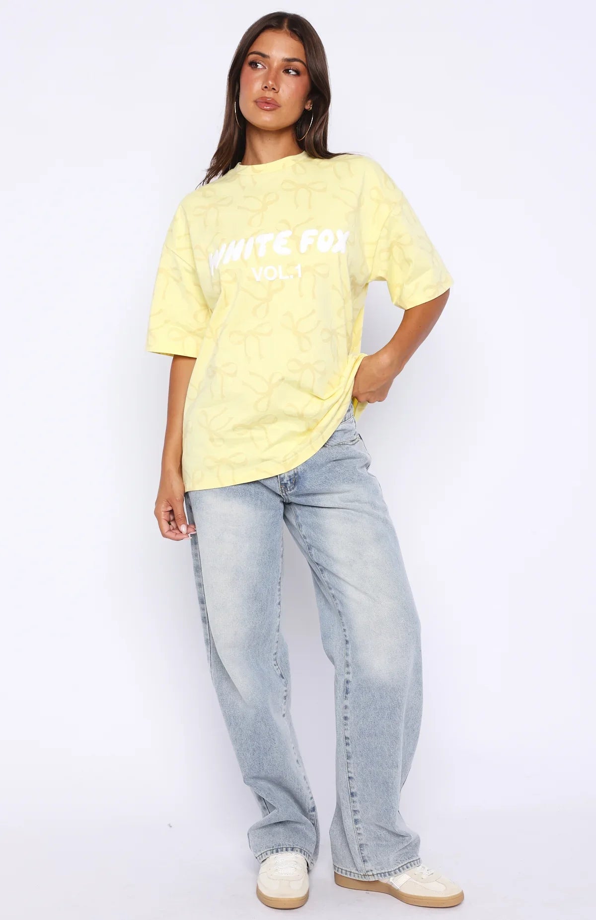 Vol 1 Oversized Tee Lemon Bow