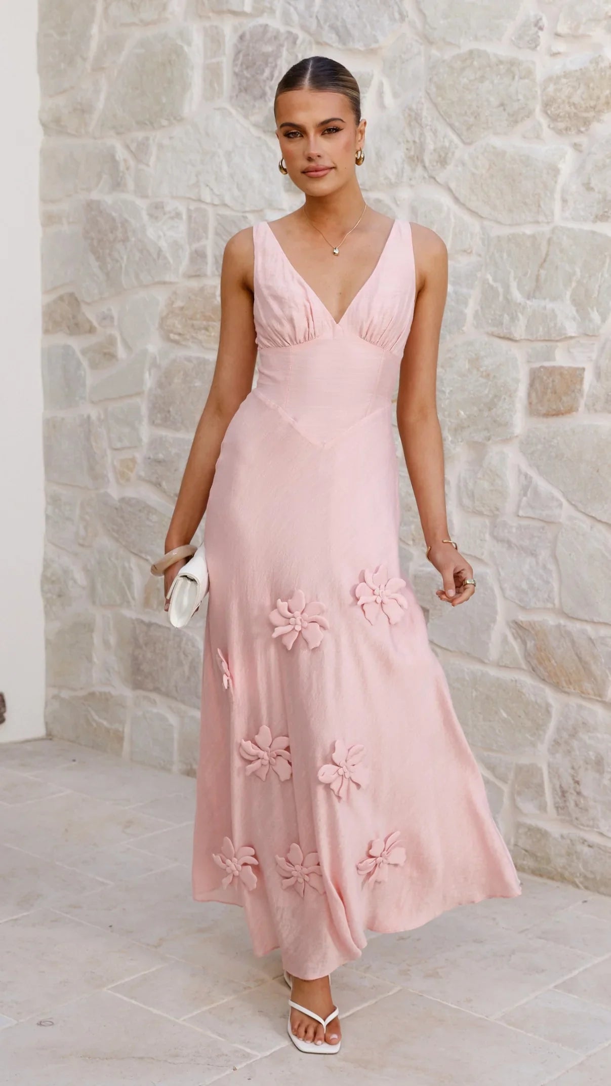 Lavara Maxi Dress Pink