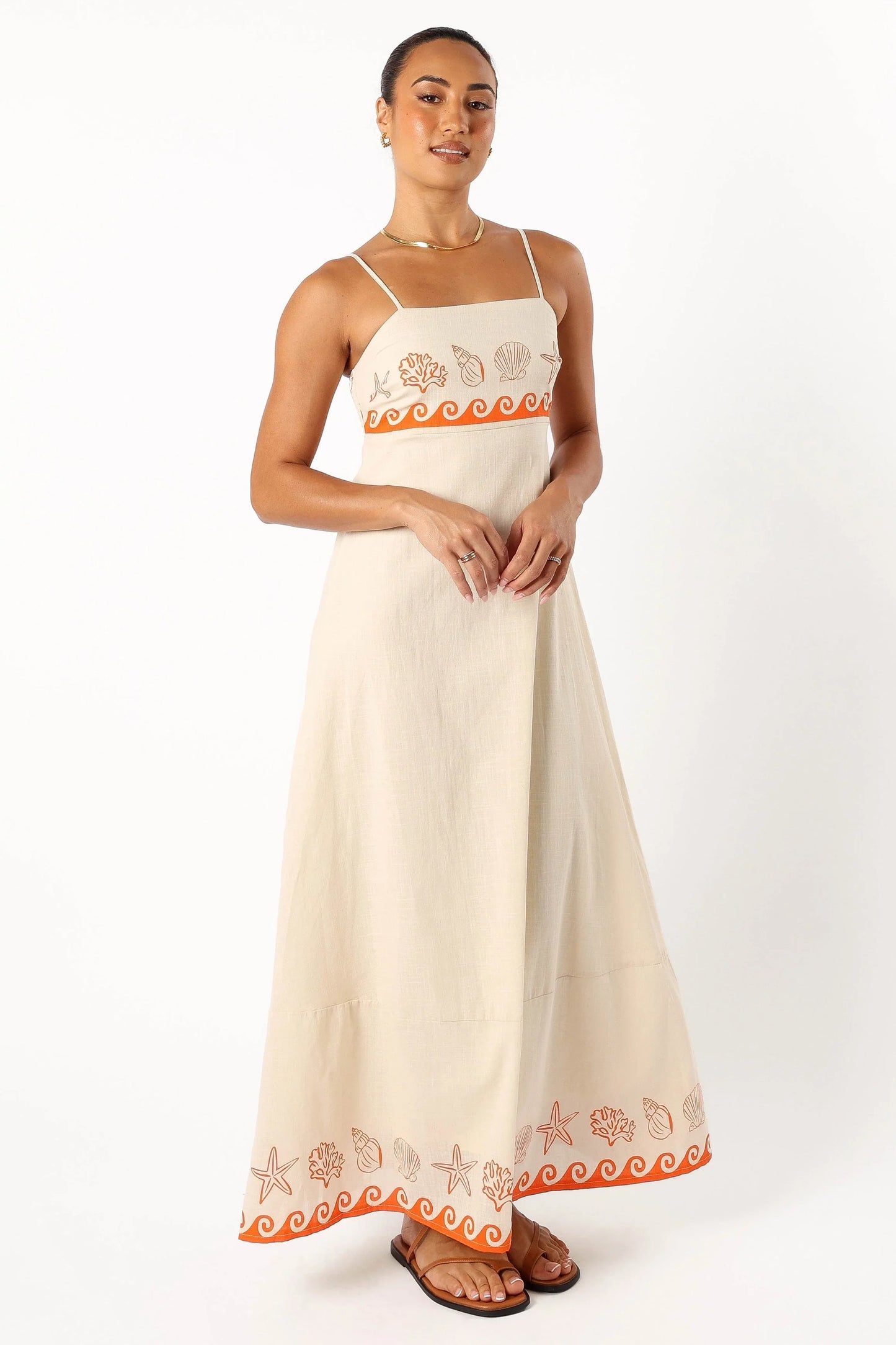 Ceecee Maxi Dress Beige