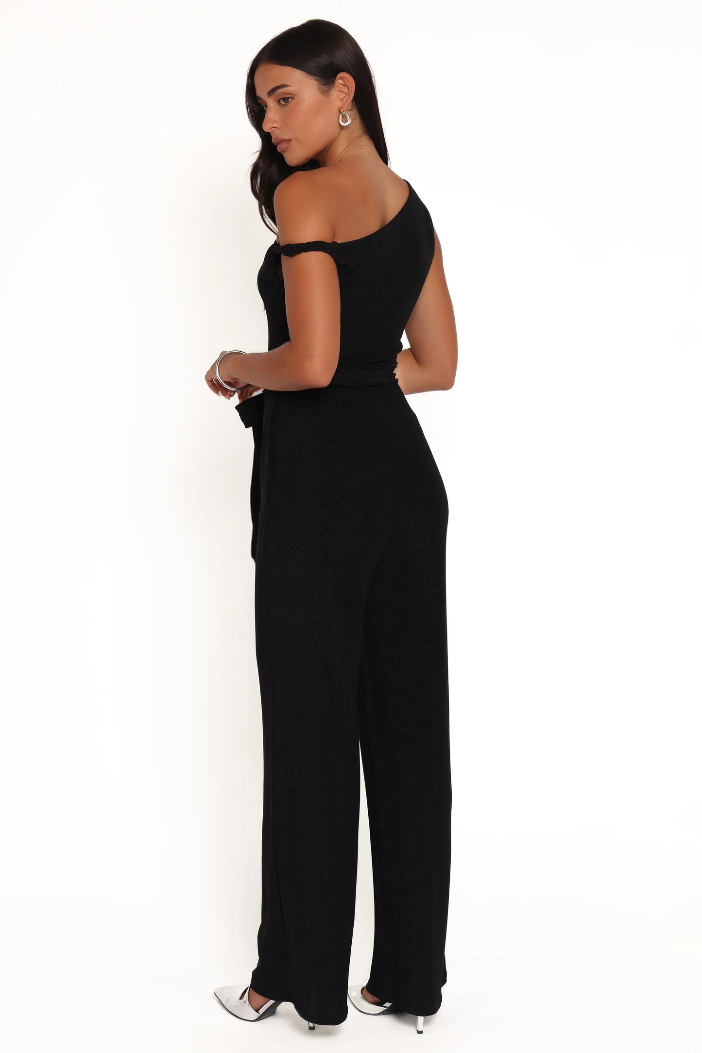 Katarina Off Shoulder Jumpsuit Black