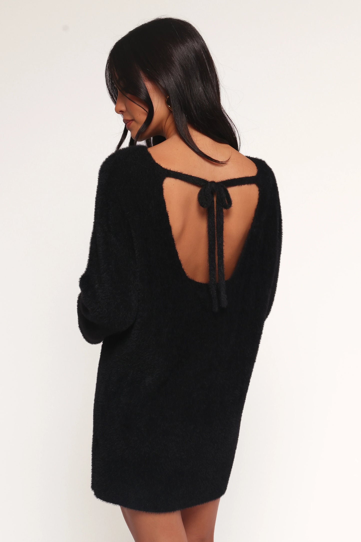 Mitchell Knit Mini Dress Black