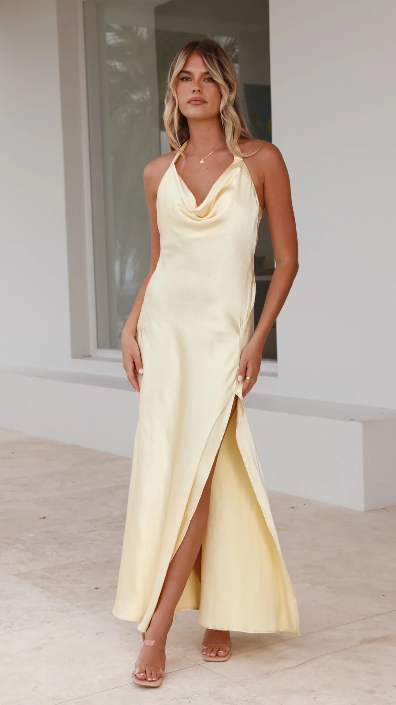 Sian Maxi Dress Yellow