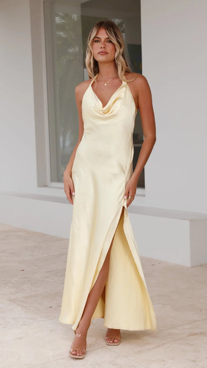 Sian Maxi Dress Yellow