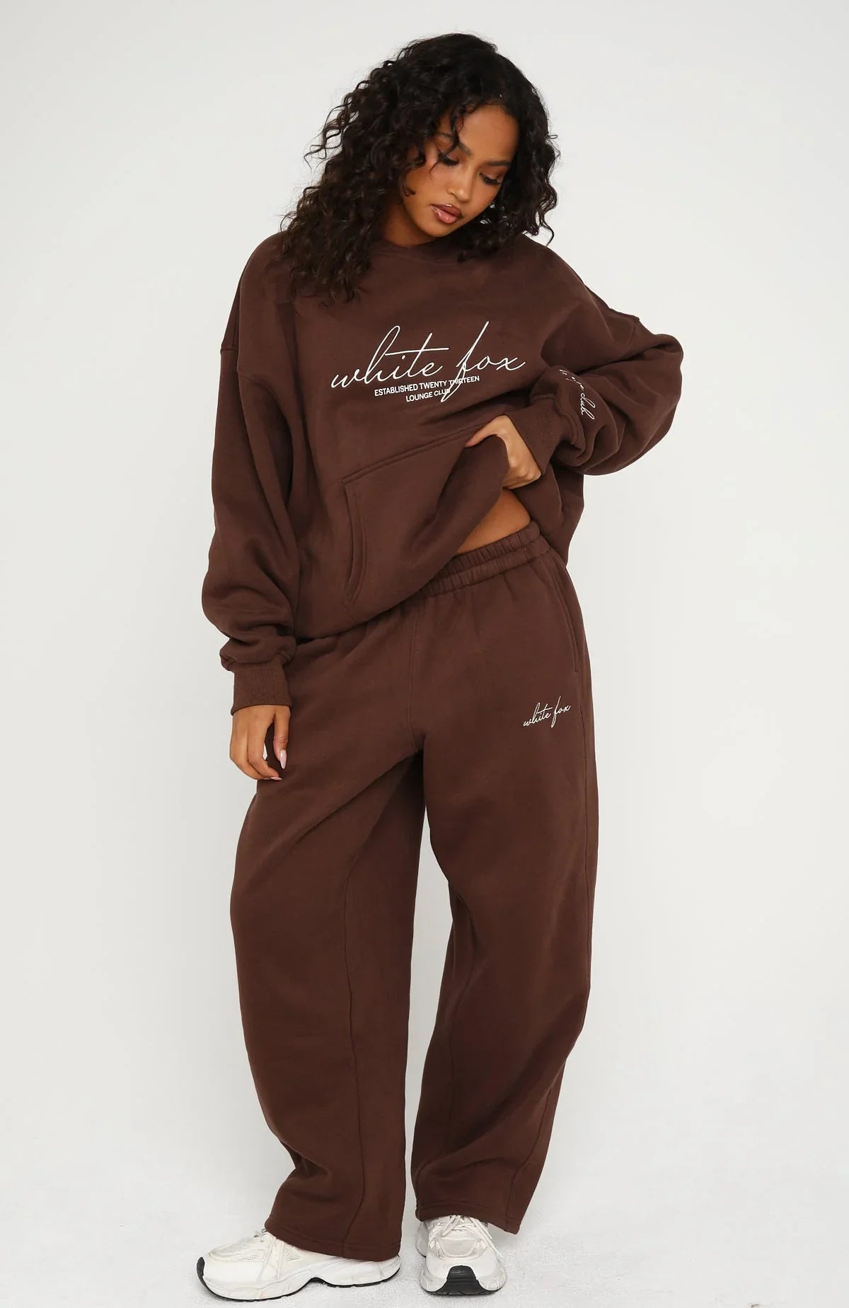 Know What You Want Oversized Hoodie Chocolate