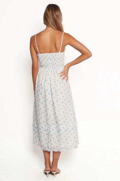 Lisette Midi Dress Blue