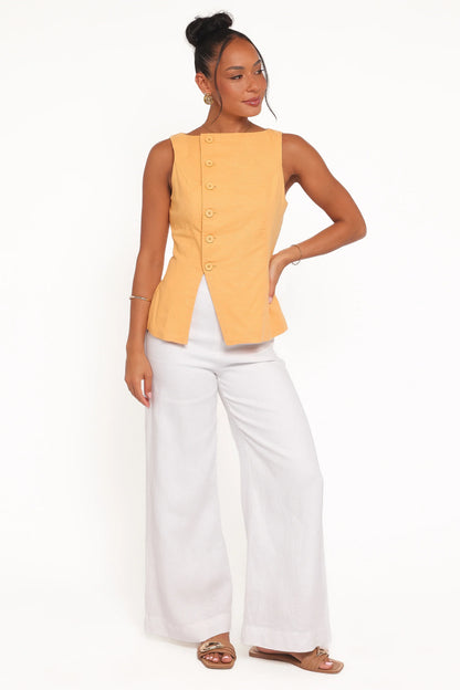 Kalyssa Asymmetrical Vest Mango