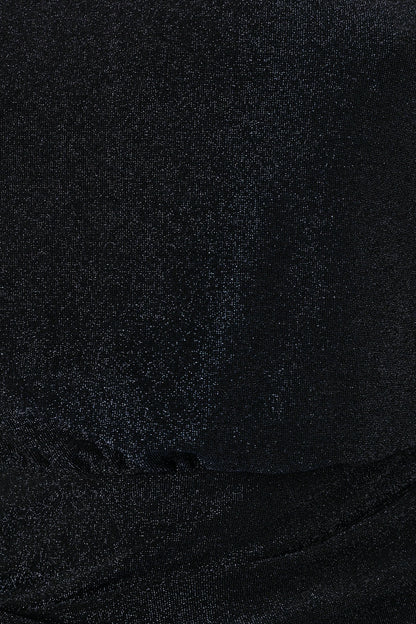 Santiago Off Shoulder Midi Dress Navy
