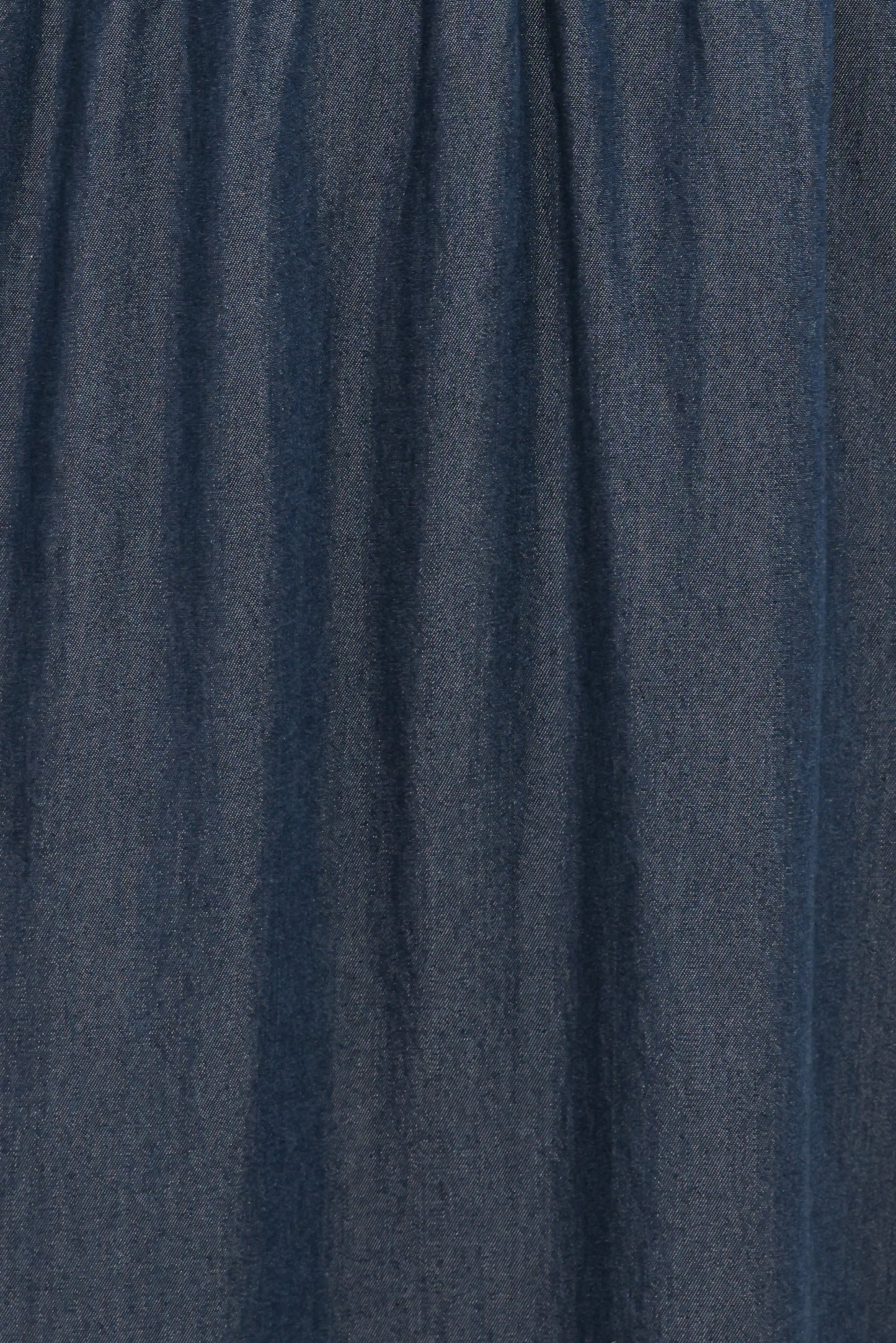 Steele Puff Sleeve Midi Dress Dark Denim