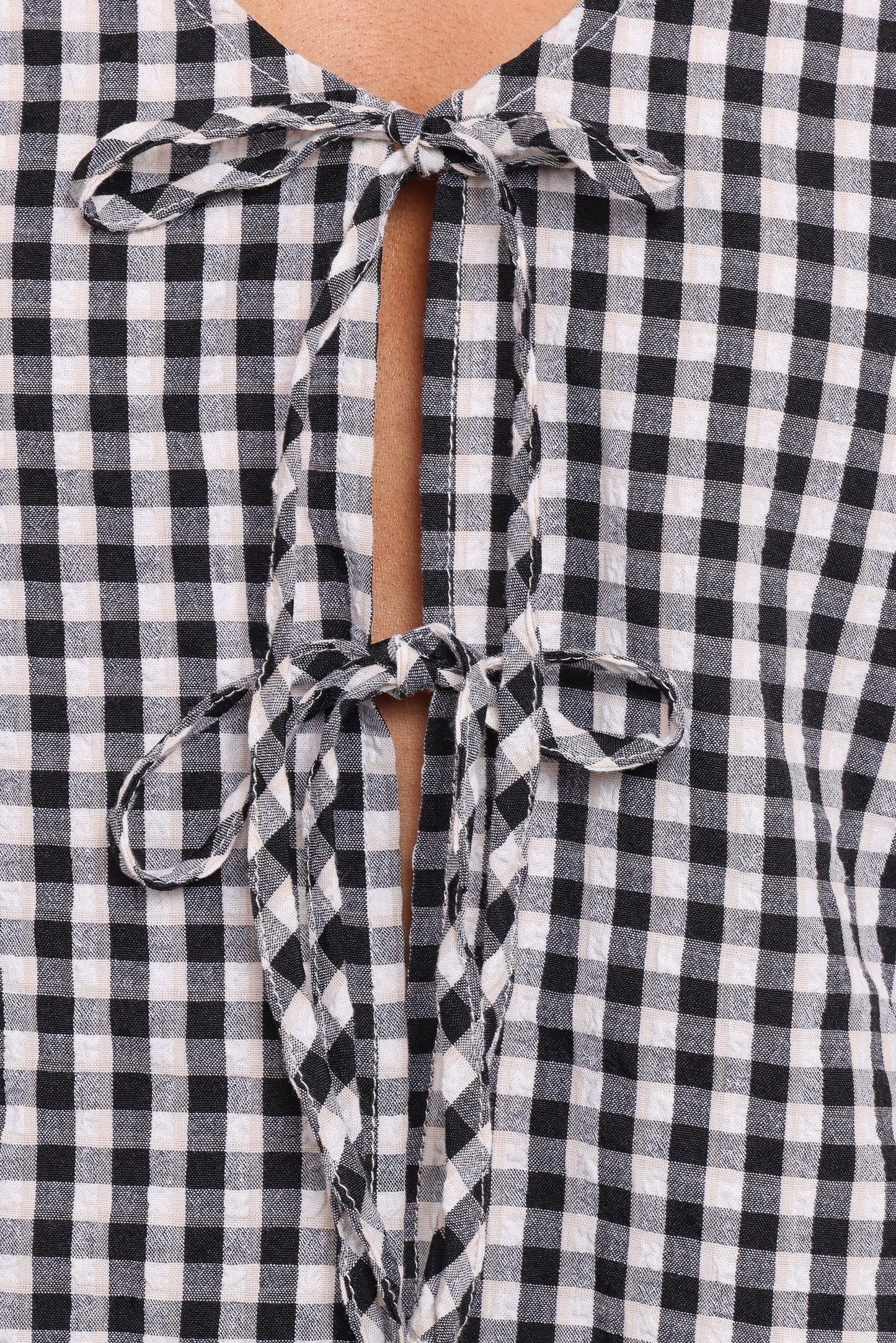 Hilda Pant Set Black Gingham