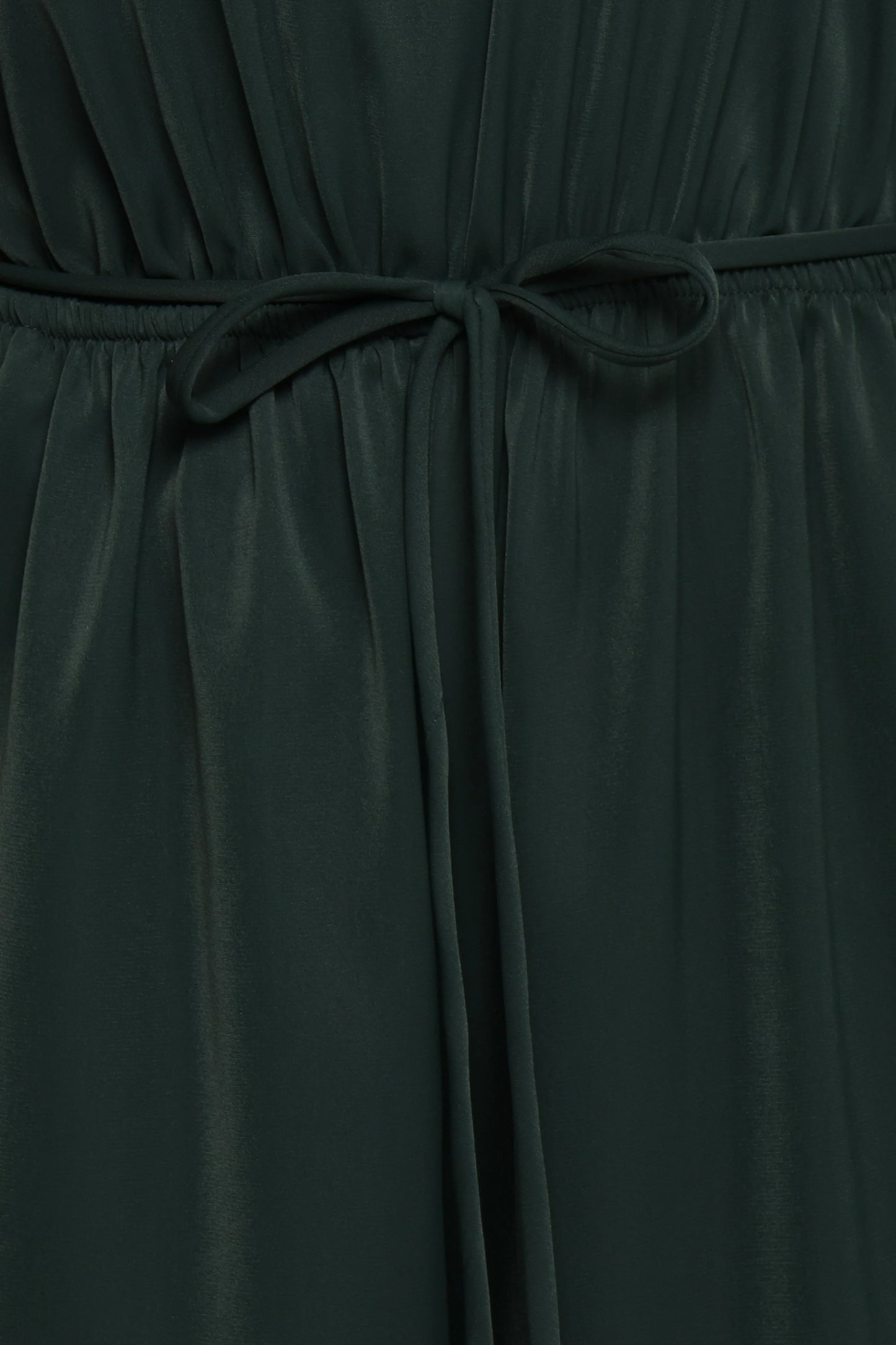 Hedda One Shoulder Jumpsuit Emerald
