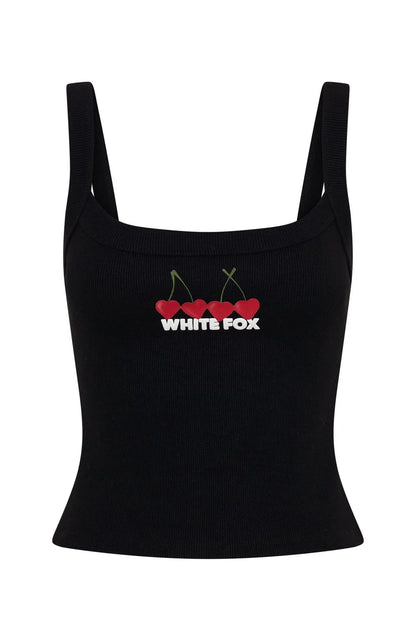 Club 14 Taylah Singlet Top Black