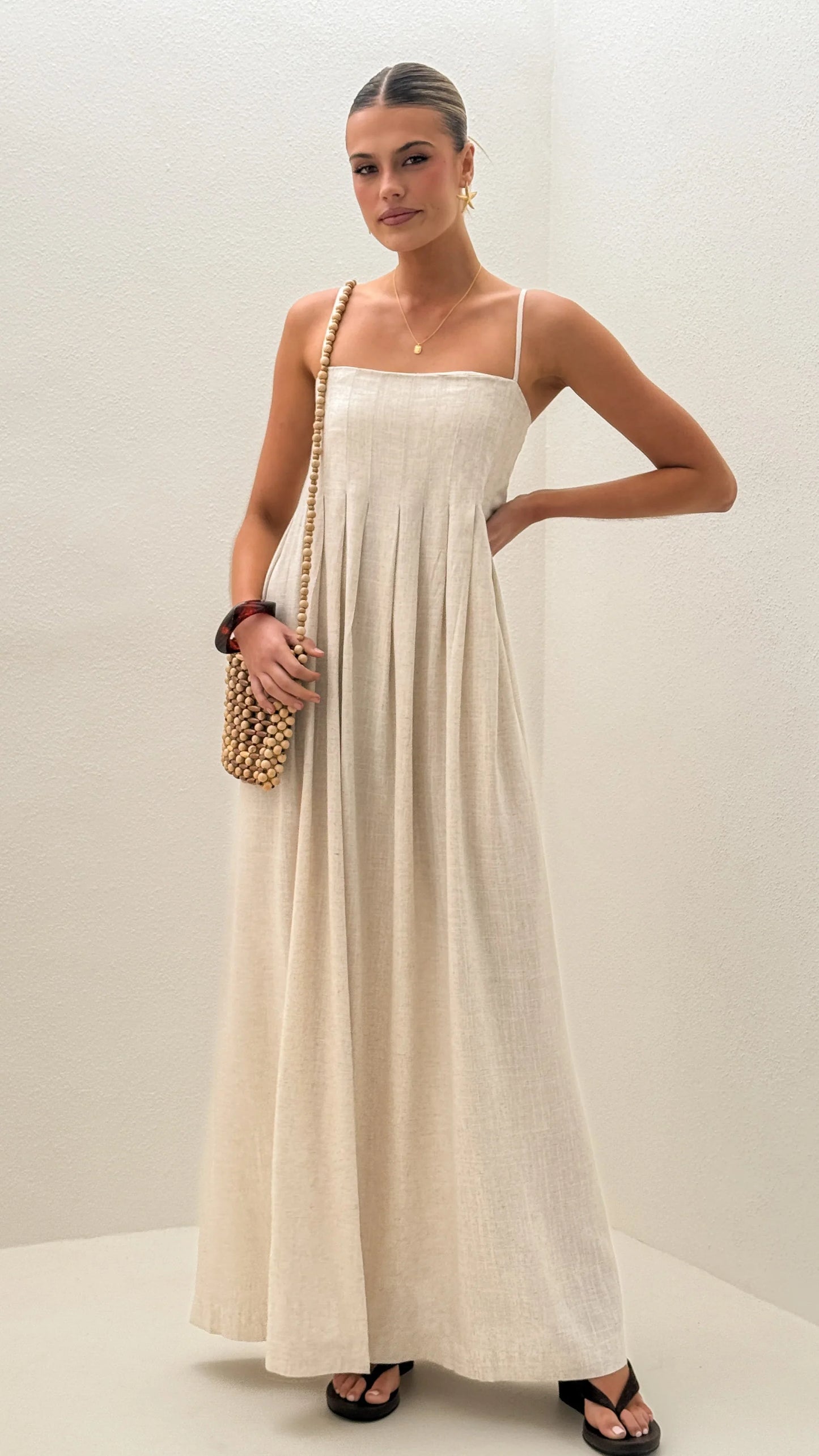 Pippy Maxi Dress Natural