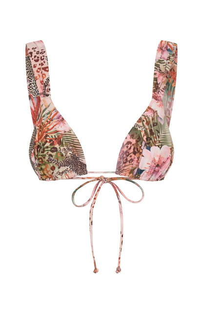 Levanto Bikini Top Feline Flora