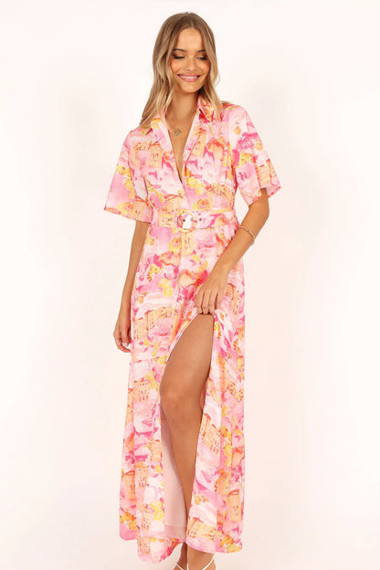 Arianna Maxi Dress Pink Scenic
