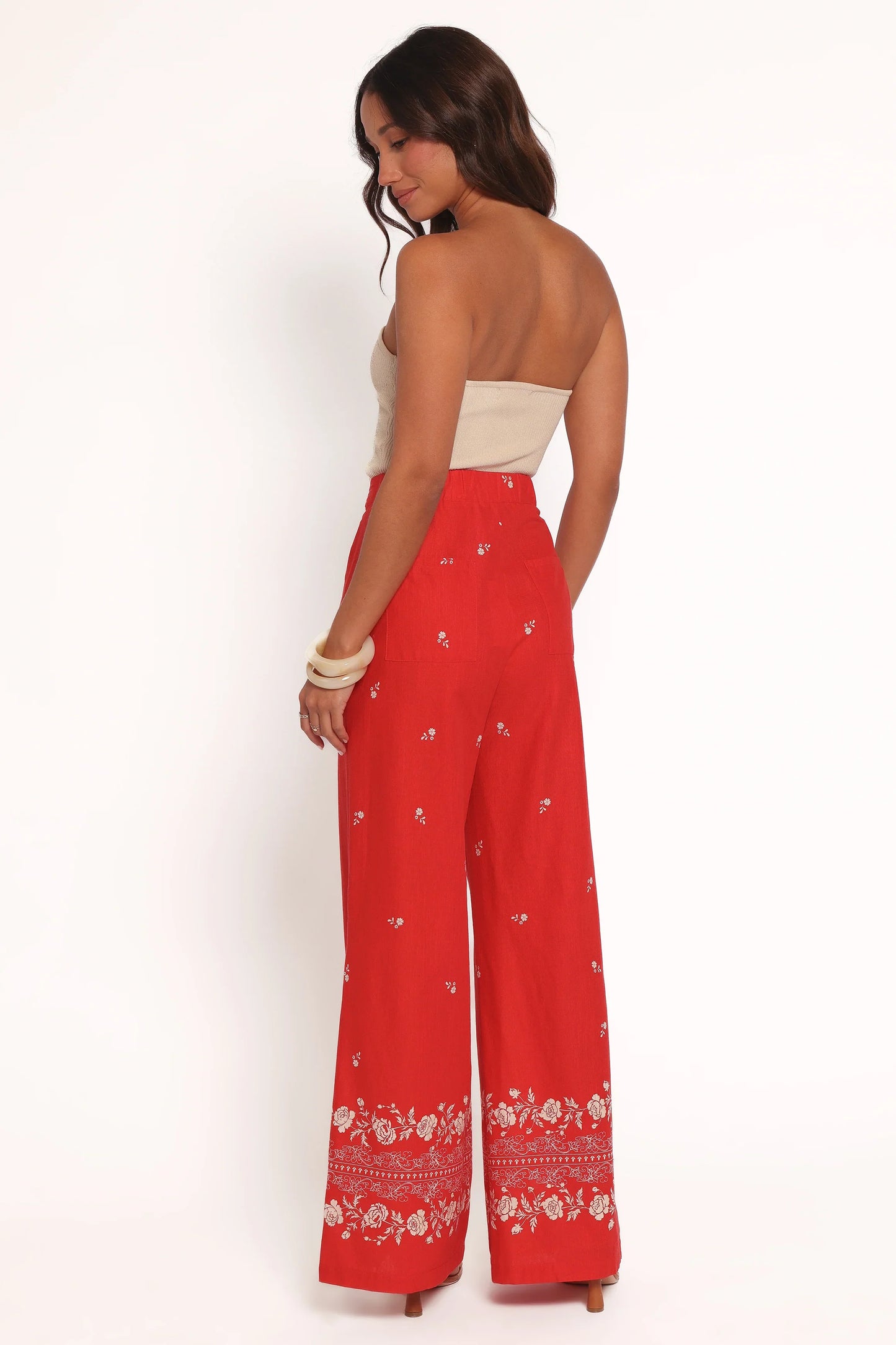 Ilara Pant Red Floral