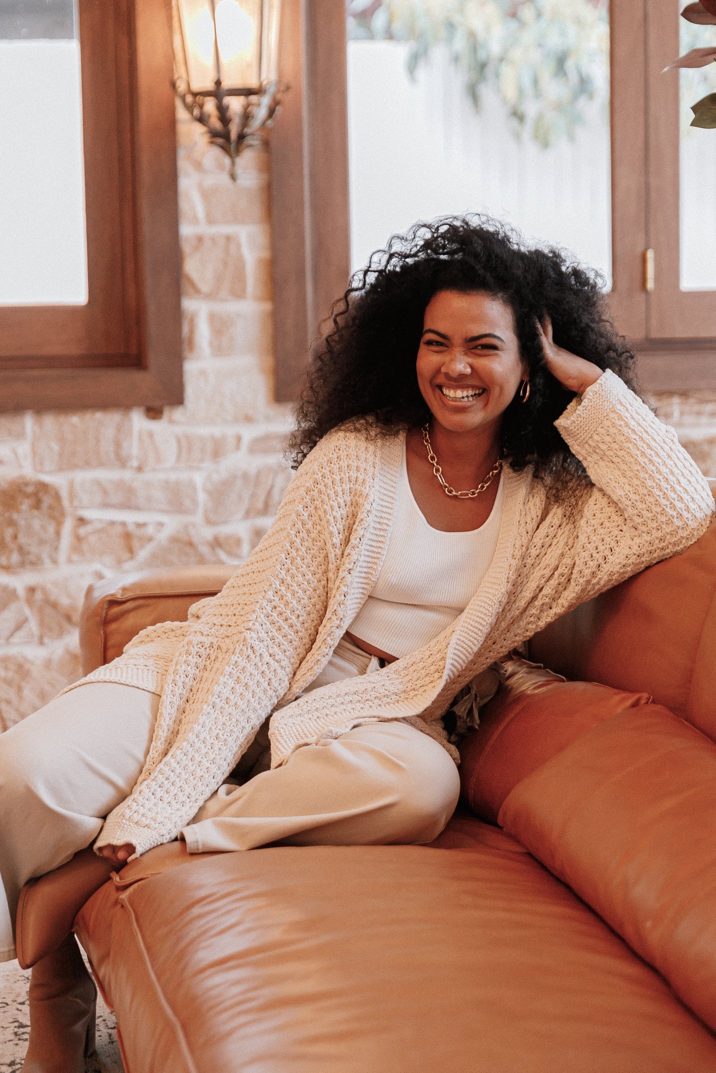 Leyonie Cardigan Cream