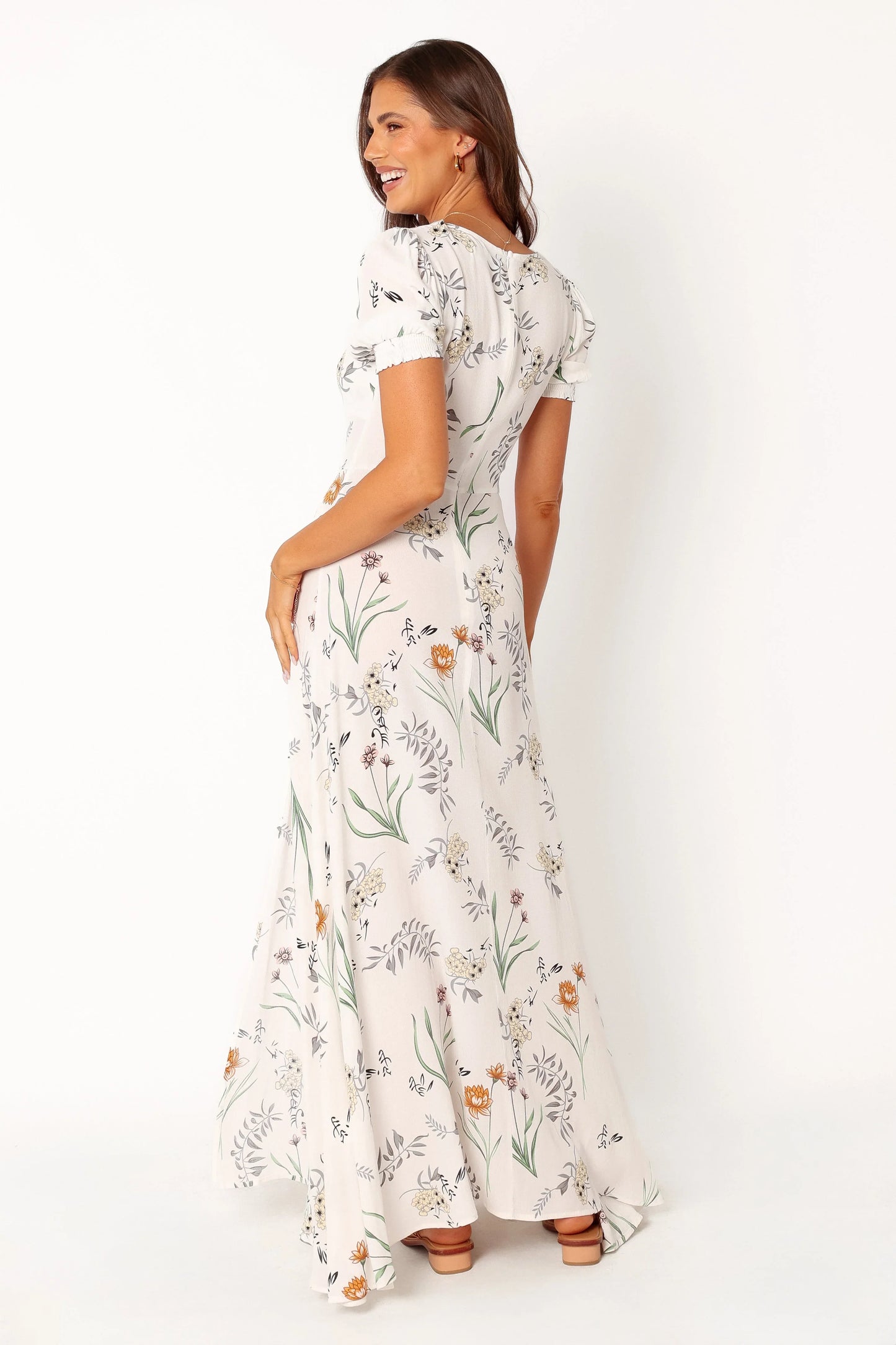 Franklin Maxi Dress White Floral