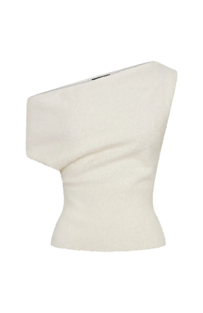 Dancing At Night Knit Top Snow