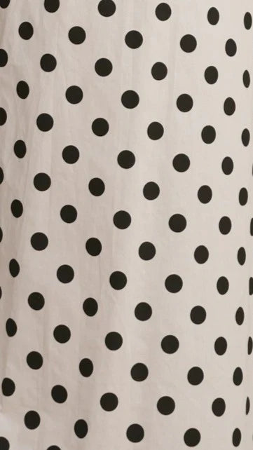 Felicity Maxi Dress White Black Spot