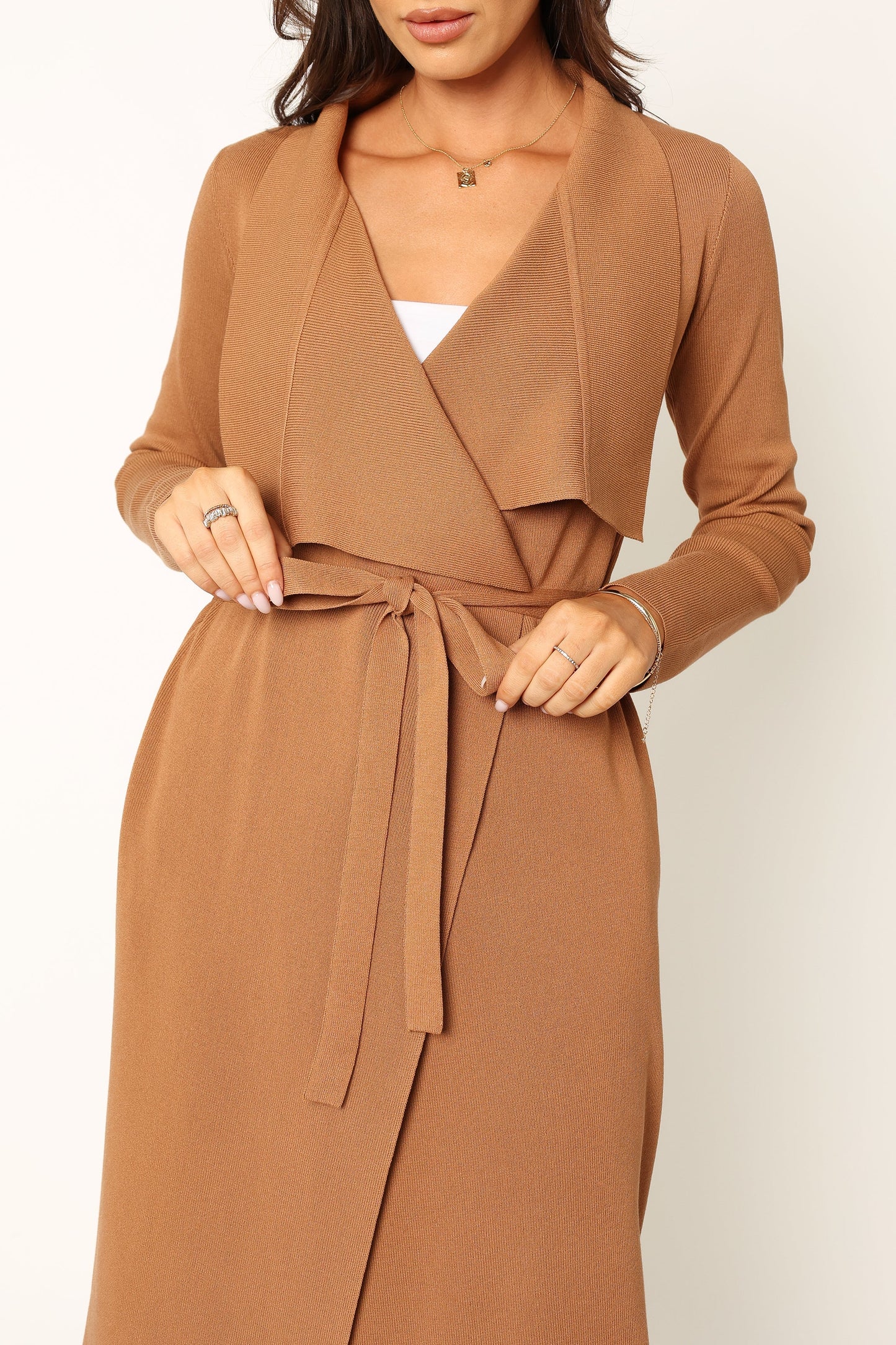 Audrina Cardigan Camel