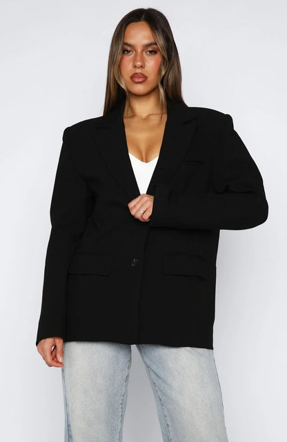 Whats His Is Mine Blazer Black