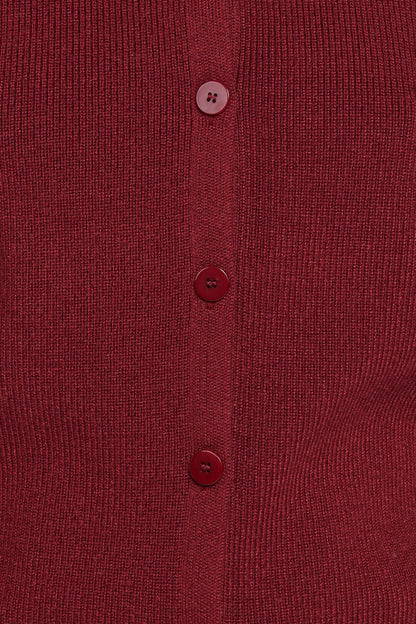 Cataline Button Front Top Wine