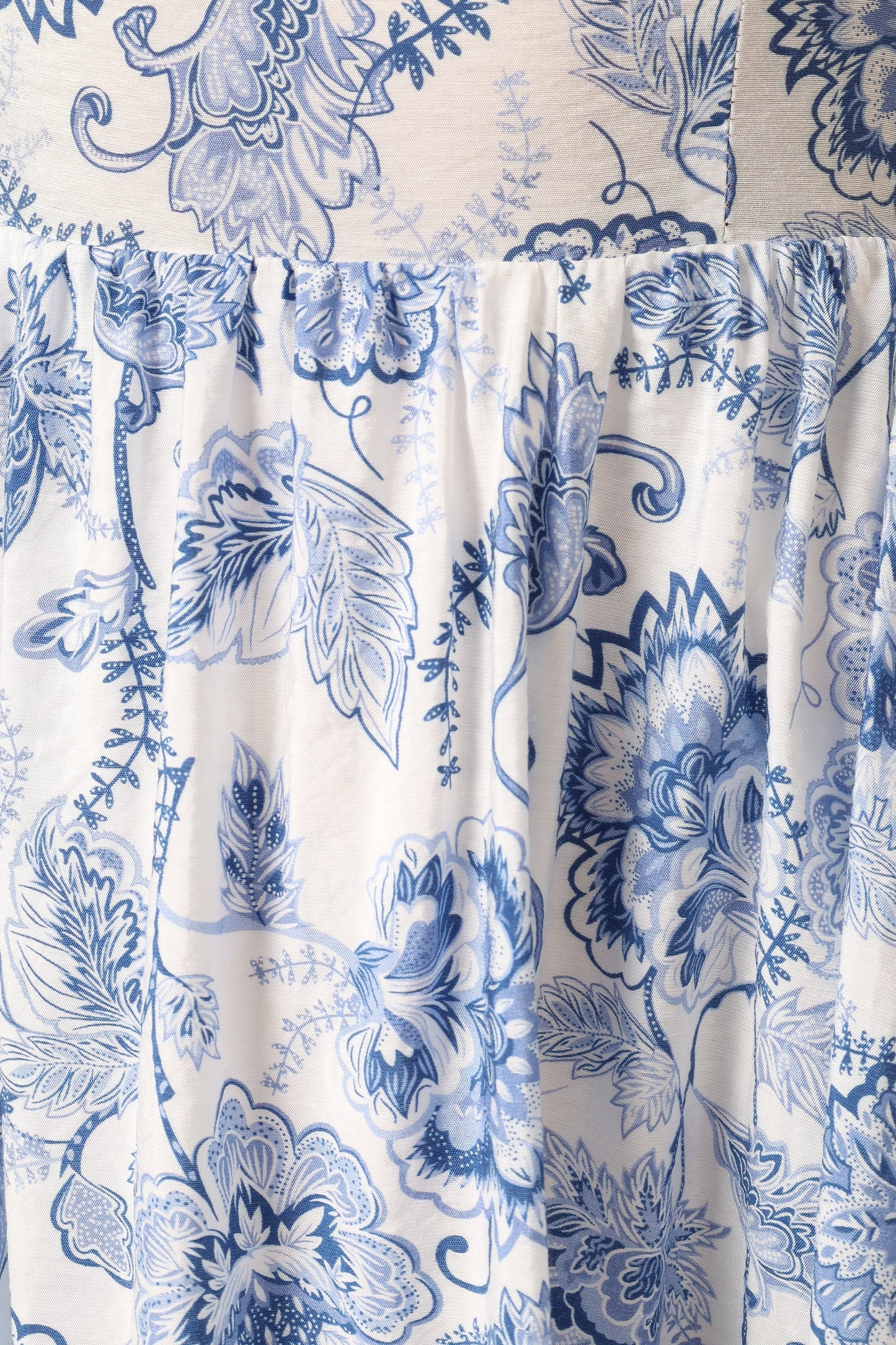 Janie Midi Dress Blue Floral