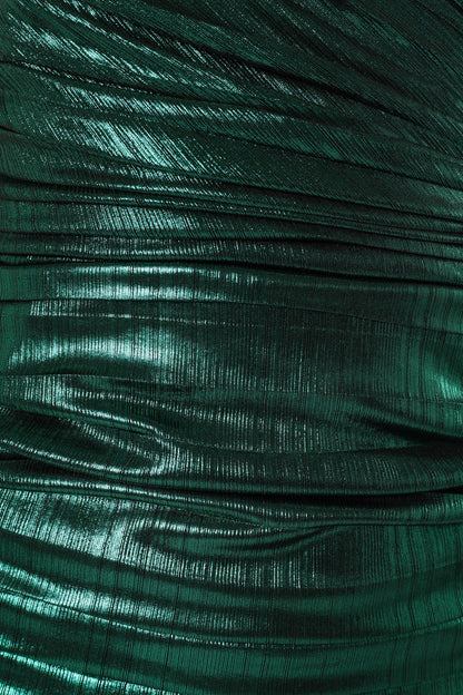 Romi Strapless Mini Dress Emerald Green