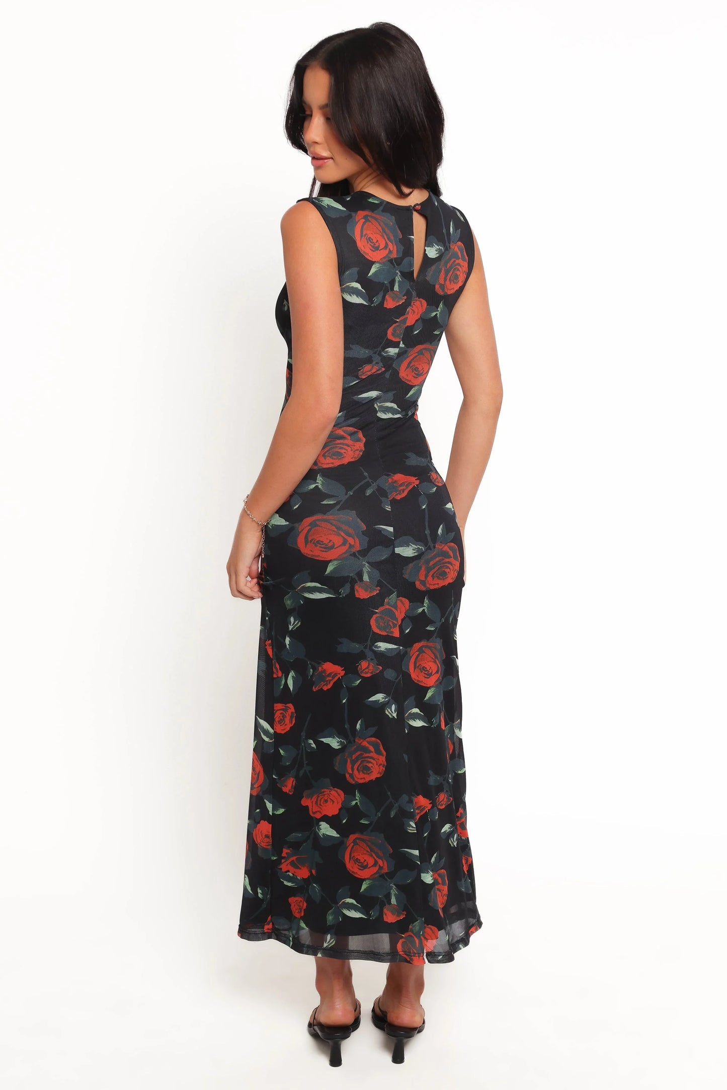 Drea Maxi Dress Rose Print