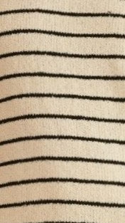 Kady Knit Top Cream Black Stripe