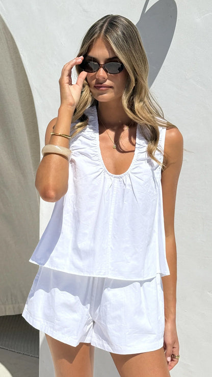 Vika Shorts White