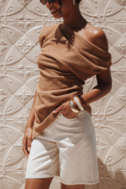 Selma Knit Top Brown