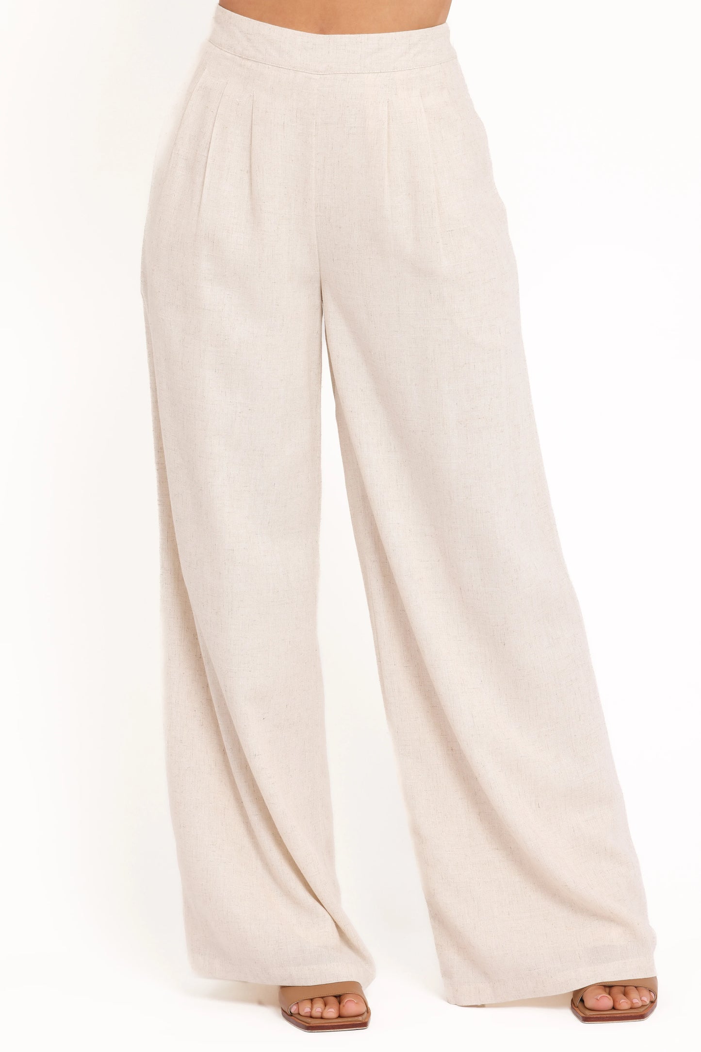 Arles Wide Leg Pants Oatmeal