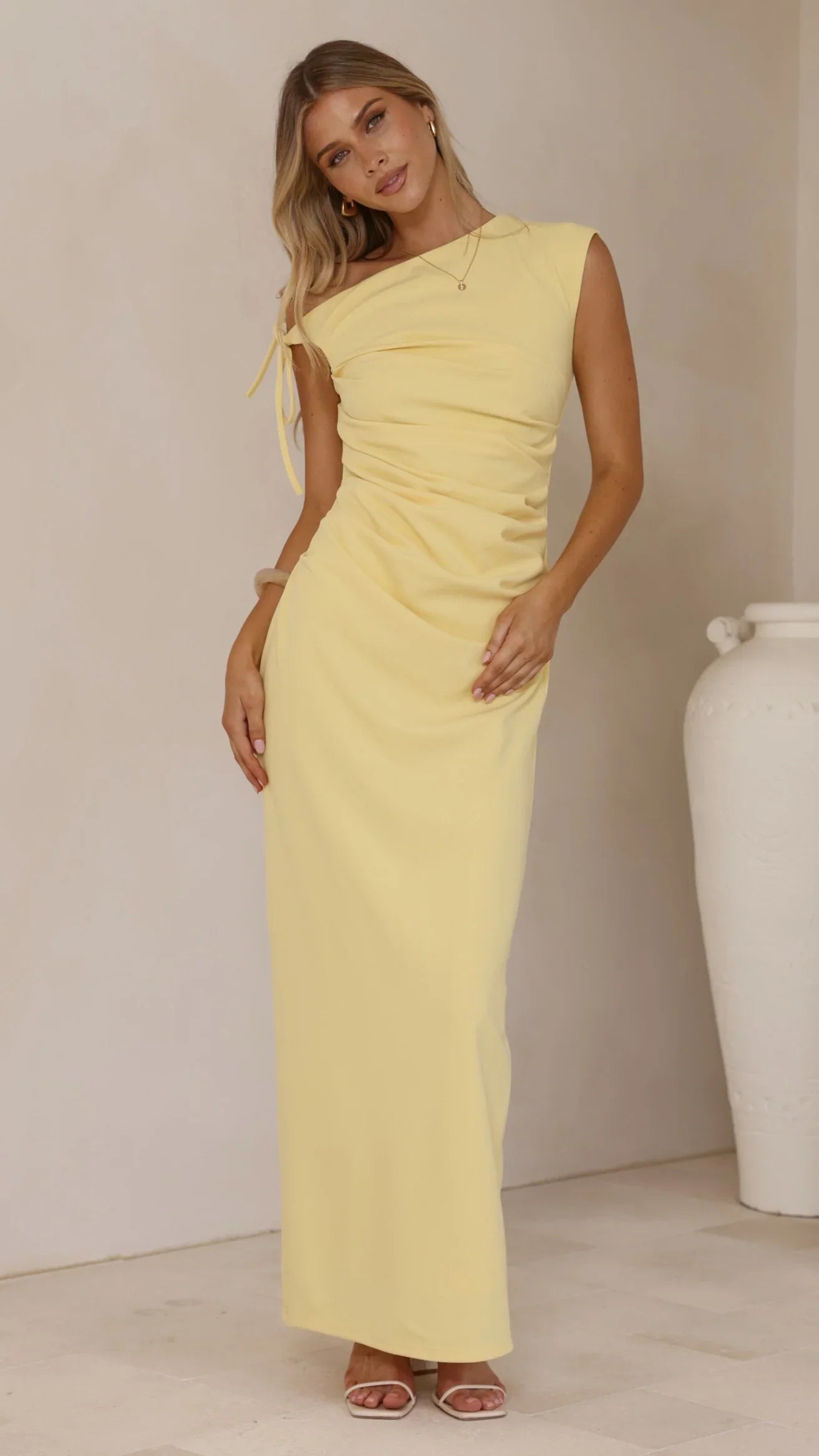 Lealah Maxi Dress Yellow