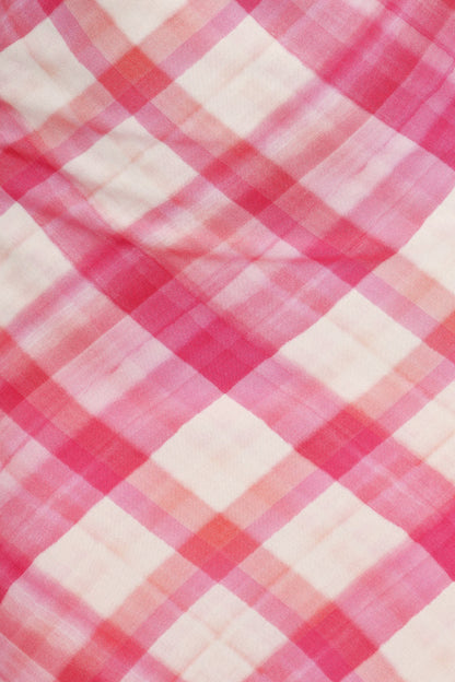 Morghan Midi Dress Pink Check