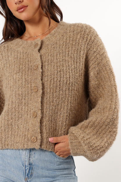 Albertine Cardigan Latte