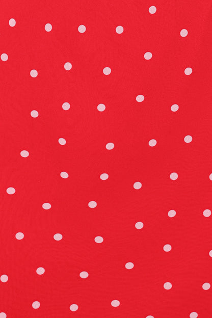 Sherrie Maxi Dress Red Polka Dot
