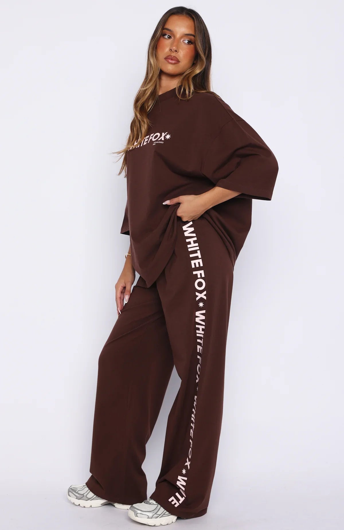 Tender Hearts Track Pants Chocolate