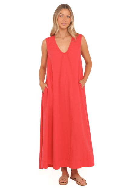 Laurita Maxi Dress Red