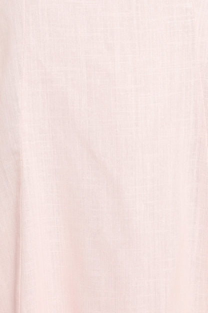 Bethany Strapless Midi Dress Rosewater