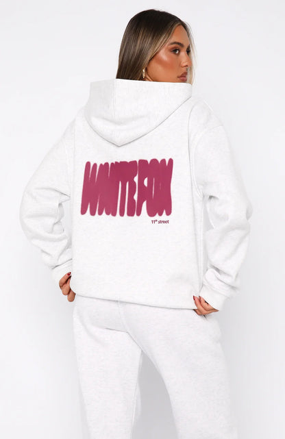 11th Street New York Or Nowhere Oversized Hoodie Berry Blast