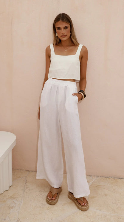 Oceana Pants White