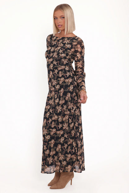 Joran Midi Dress Fired Bloom