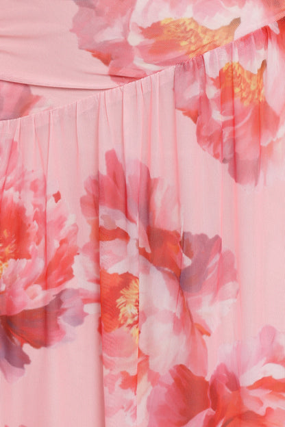 Calypso Maxi Dress Pink Peony