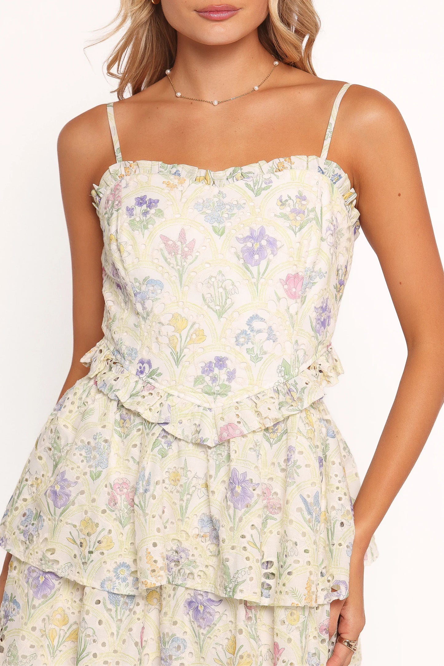 Iveta Midi Dress Multi Floral