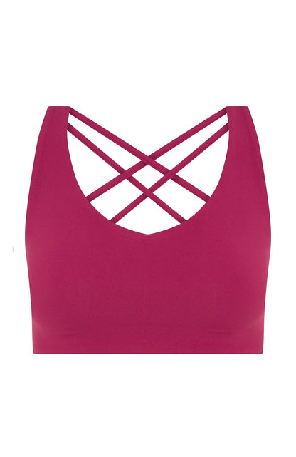 Stamina High Support Sports Bra Berry