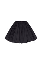 Balloon taffeta black mini skirt Parisienne