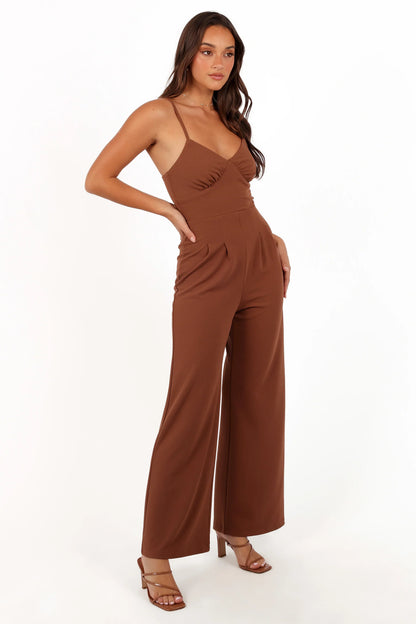 Maelle Jumpsuit Banksia Brown