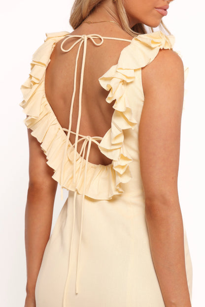 Brienne Maxi Dress Butter Yellow
