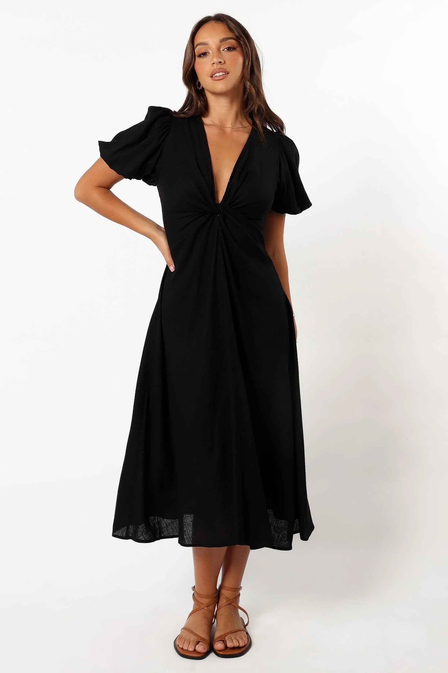 Matilda Midi Dress Black